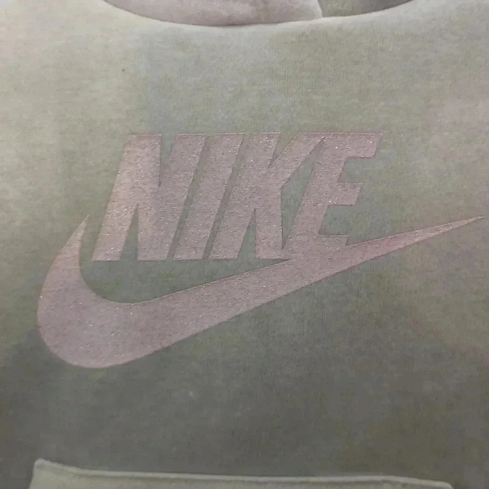 Nike fleece ombre Logo graphic hoodie